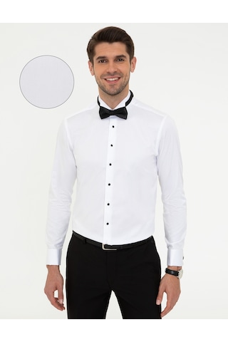 Pierre Cardin Erkek Beyaz Gömlek Smokin 50246037-vr013 Beyaz