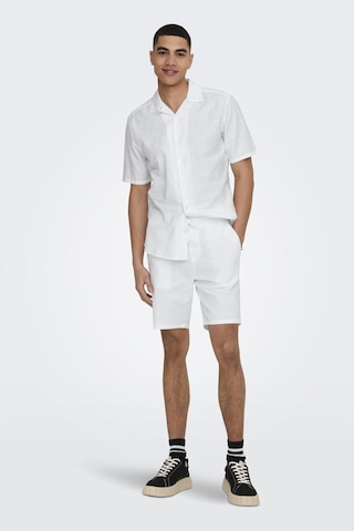 Only & Sons Erkek Gömlek 22025116 Beyaz Beyaz