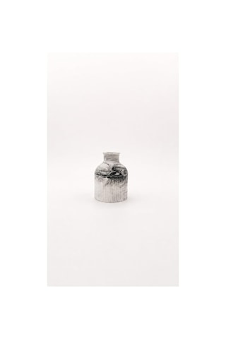 Atiye Studio El Yapımı Mini Taş Tozu Vazo Minimal Modern Dekoratif Vazo Lego Çiçek Ve Kuru Çiçek Uyumlu Siyah Çok Renkli