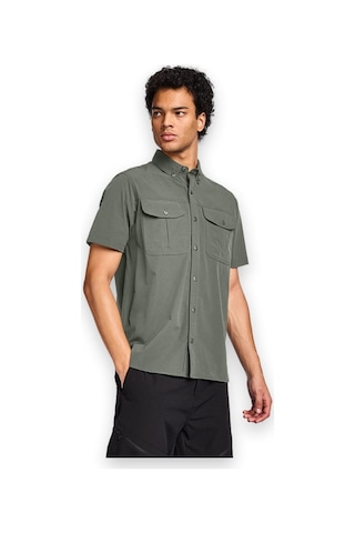 Lescon 25y-1053 Outdoor Kısa Kol Gömlek Erkek Hakı 25yteo001053-013 Haki