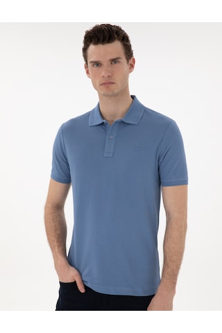 Pierre Cardin Erkek Mavi Tişört Basic 50302561-vr036 Mavi