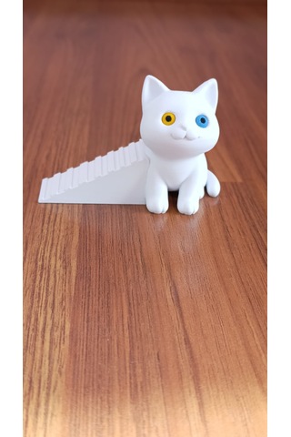 Kapı Stoperi / Dekoratif & Kaymaz Taban / Kedi Figürlü / Kapı Tutacağı