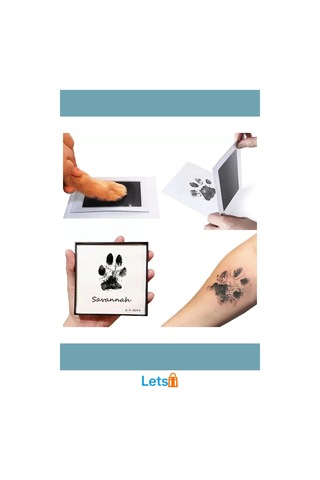 Bebek El Ayak İzi Fotoğraf Çerçevesi Mürekkepsiz Baskı Kiti İle Güvenli Anı Saklama Seti