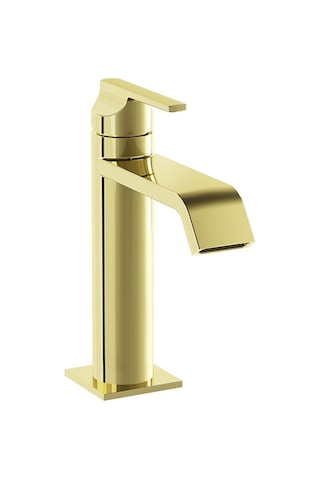 VitrA Suit A4281674 Lavabo Bataryası Soft Altın