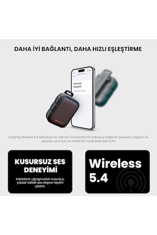 HiFuture Pocket S BT5.4 IPX7 5W TWS Su Geçirmez Mini Hoparlör