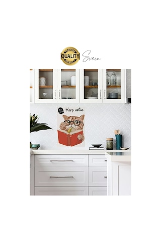 Özel Tasarım Wc Klozet İçin Komik Kedi Sticker Tuvalet Banyo Cam Duvar Yapıştırma Etiket Dekoratif Çok Renkli