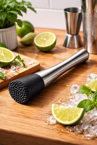 Premium Metal Kokteyl Ezici Bar Tokmağı Renkli