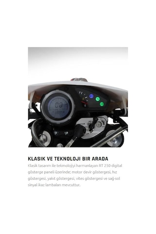 Rks Rt250 Croos Motosiklet Turuncu Siyah