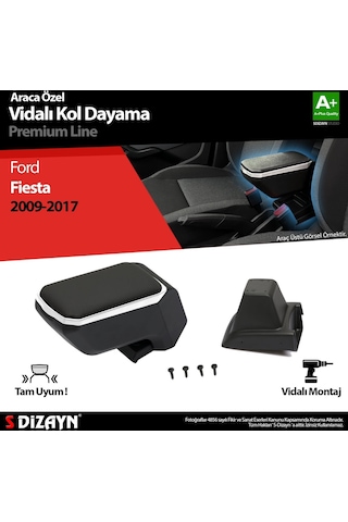 Ford Fiesta Kol Dayama Kolçak Abs Vidalı Gri 2009-2017 A+kalite