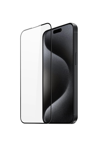 Northcity Apple Uyumlu iPhone 15 Plus 9h Full Kaplama Temperli Cam Ekran Koruyucu - Çizilmeye Karşı Ultra Dayanıklı