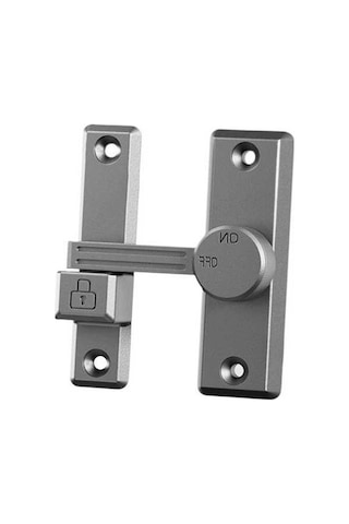 Besthome1 İyi Parti Suntek Kapı Mandalı Koruması Ev Ofis Ahır Sürgülü Gri