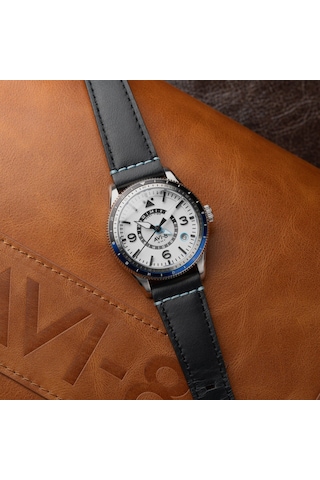 Avı-8 Flyboy Airmaster Gmt Av-4128-02 Otomatik Erkek Kol Saati Altın
