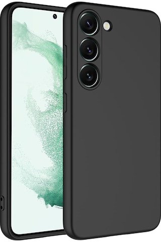 Goocamp Galaxy S23 Plus Uyumlu Mara Lansman Kılıf-siyah Siyah