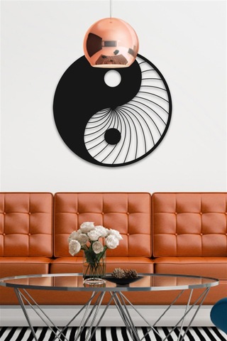 Yin Yang - Metal Tablo