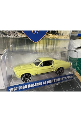 Greenlight 1967 Ford Mustang Gt Fastback High Country Special 1/64 Model Araba 24926150