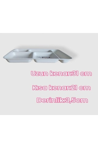 REİS 5 Bölmeli Kahvaltılık ve Diyet Tabağı