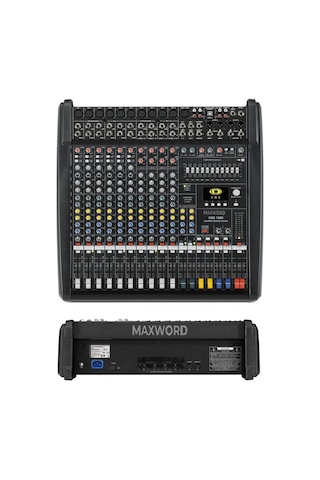 Maxword Cms-1000-3 Mixer 10 Kanal Analog Kompakt Power Mikser