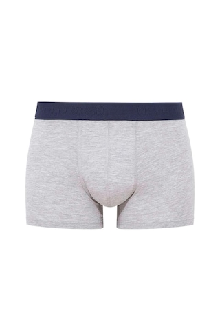 U.S. Polo Assn. Erkek Gri Melanj 2 Li Boxer 80358 Baskılı - Gri Melanj