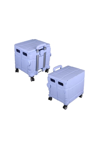 Ayt Sunup Sn-26967 Katlanabilir Market Pazar Kamp Tekerlekli Alışveriş Arabası 60 Kg Kapasiteli Çanta