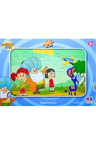 Ks Games Nasrettin Hoca Zaman Yolcusu 24 Parça Frame Puzzle/Yapbo