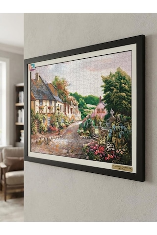 Taş Sokak Ve Hayal Bahçesi İkili Set - 2 X 1000 Parça Manzara İkili Puzzle Seti