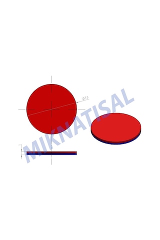 15X1Mm Silindir Disk Güçlü Neodyum Mıknatıs 20 Adet