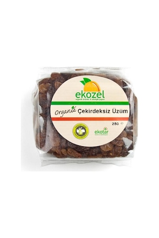 Ekozel Organik Çekirdeksiz Kuru Üzüm 250 G