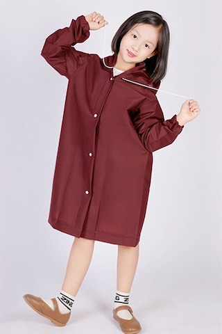 Marlux Eva Bordo Pratik Trend Çocuk Yağmurluğu Unisex 8- 12 Yaş