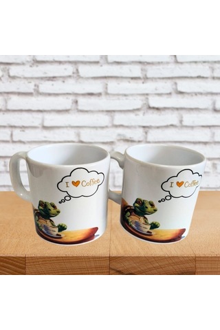 Kaplumbağa Kupa 350 Ml 2'li Set