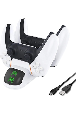 Ps5 Dualsense Kol Şarj Edici Stand Dock Led Göstergeli Tp5-0506b