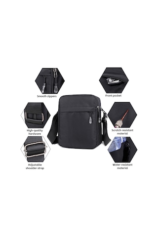 Youtek Hafif Dış Mekan Spor Çantası, Dikey Tek Askılı, Oxford Kumaş, 8005 Modeli Çok Renkli