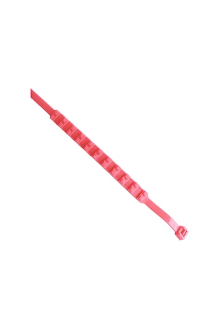 Geeroyoo Araç Lastik Kazakları - Kış Ve Yağmurlu Günler İçin Anti Kayma Zincirleri, Kolay Kurulum, Nylon Malzeme, Evrensel Uyum 10 Adet, Kırmızı