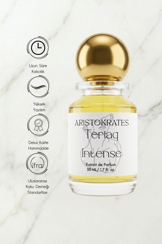Teriaq Intense Unisex Extrait De Parfüm 50 Ml Bahratlı, Odunsu Safran, Bergamot, Tarçın, Tonka Fasülyesi Baharat - Odunsu