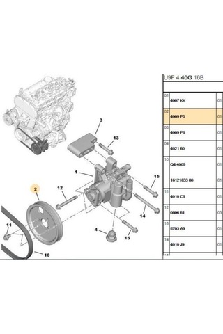 Boxer Jumper Direksiyon Pompa Kasnağı Fase 11715002-4009p0-6c1q3a733aa