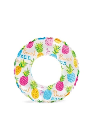 Intex Desenli Simit 61 Cm Çok Renkli Intex Desenli Simit 61 Cm Çok Renkli