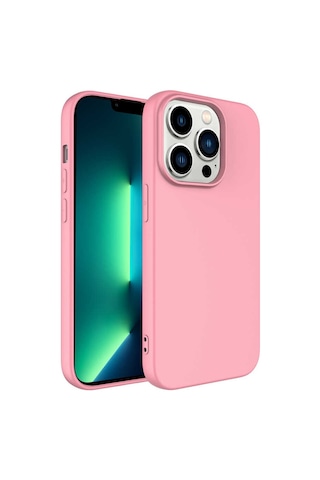 Apple Uyumlu iPhone 14 Pro Max Uyumlu Zore Mara Lansman Kılıf-pembe Pembe -