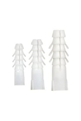 Çankaya Plastik Dübel Beyaz Seçenekli 7mm
