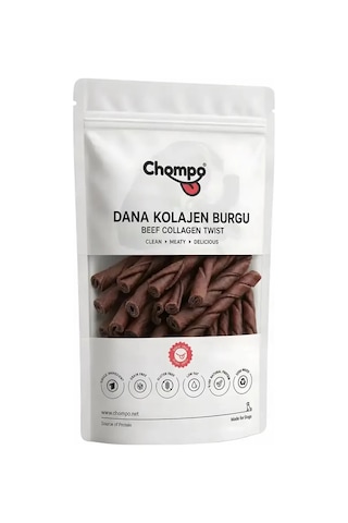 Dana Kolajen Burgu 100% Doğal Katkısız Köpek Ödül Maması 100 Gr
