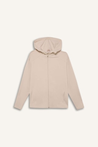 DeFactoFit Standart Fit Kapüşonlu Çift Cepli Sporcu Fermuarlı Sweatshirt D7121AX25SPBG700