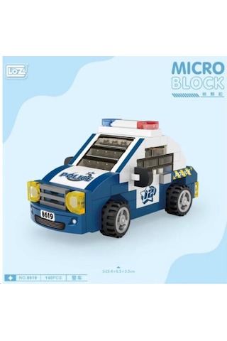 Loz 8619 Mikro Blok Çanta Polis Arabası