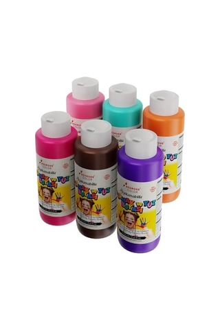 Tamamlayıcı Renkler Parmak Boyası 6'lı Set 6x120 Ml Diğer