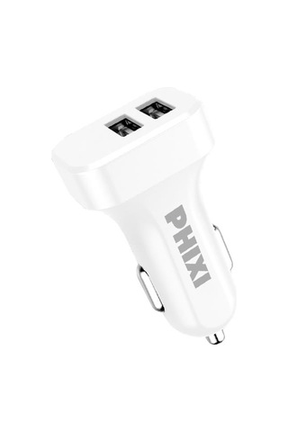 Phixi Pcc511m Basic 2.1a Çift Çıkışlı Micro Usb Kablolu Araç Şarj Cihazı