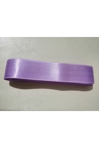 Abarta Saten Kurdele %100polyester 30mm 3cm -lila-5 Metre 3 CM