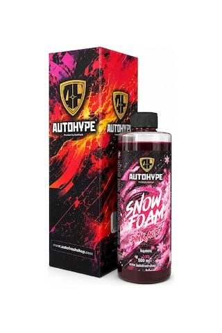 Snow Foam Pink Aura 500 Ml Konsantre Pembe Köpük Oto Ön Yıkama Şampuanı Yoğun Köpük