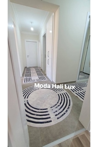 Otantik Kaymaz Tabanlı Yıkanabilir Halı Kilim Yolluk