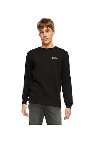 Jack Wolfskin 1000002tr Mark Outdoor M Siyah Erkek Sweatshirt