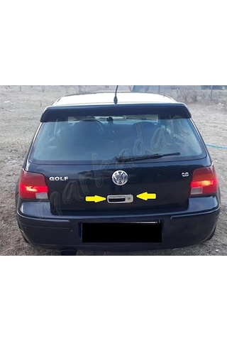 Markadan Vw Golf 4 Krom Bagaj Açma 1998-2004 2 Parça Paslanmaz Çe