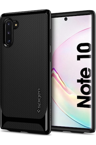 Spigen Galaxy Uyumlu Note 10 İle Uyumlu Kılıf Neo Hybrid Shiny Black