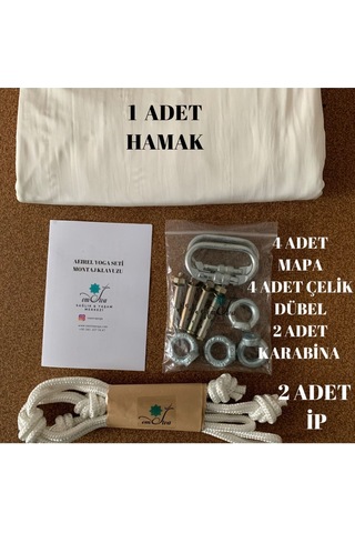 Yoga Hamak Seti Mor Geniş En 260cm Kadar Esneyebilme Ce Sertifikalı Ekipmanlar Mor