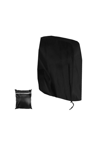 Dianziye Foldable Sandalye Koruyucu Kılıfı - 210d Oxford Kumaş + Pu Kaplama, Su Geçirmez, Hava Dayanıklı, 34x71x110 Cm Siyah